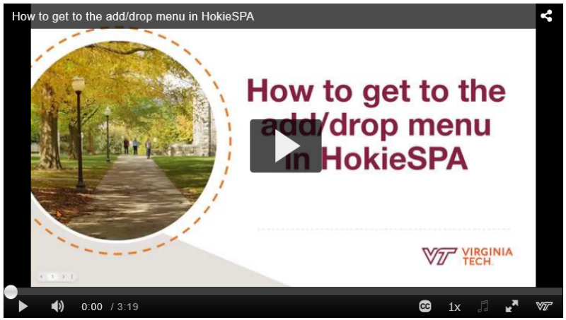 How to Access Registration Add/Drop and Schedule