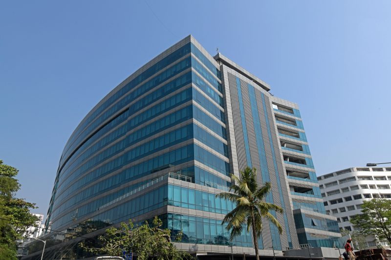A multistory building in Mumbai, India